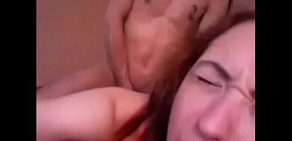  naughty teen slave touches her boobs in leaked video